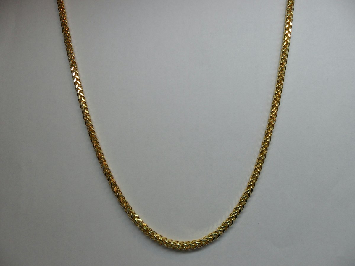 Franco Necklace Yellow Gold